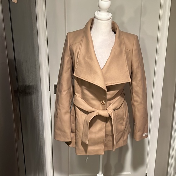 Ted Baker Roses Short Wool Wrap Coat Size 1/4 - Picture 4 of 10